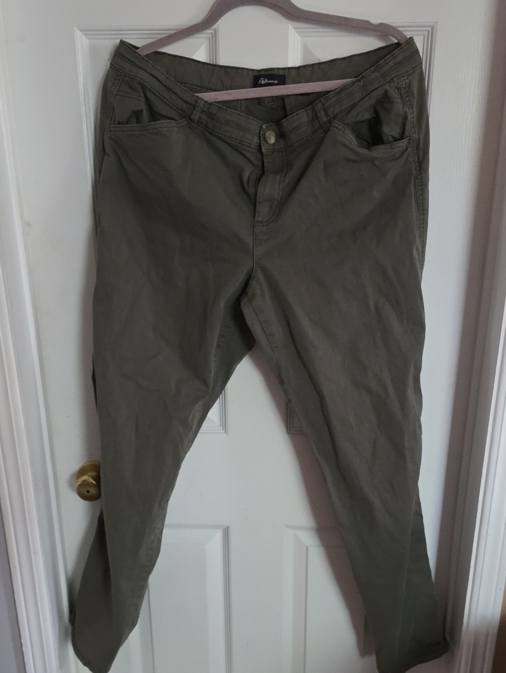 Women's Olive Green Casual Pants